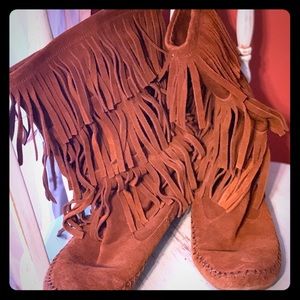 Lauren Conrad Fringe Boots
